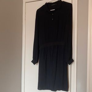 Over knees dress dark blu